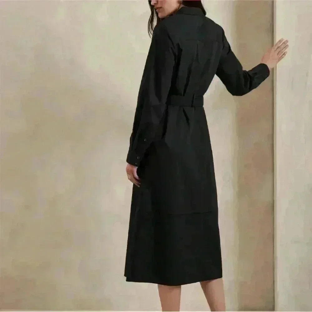 Banana Republic POPLIN MIDI SHIRTDRESS - Picture 2 of 3